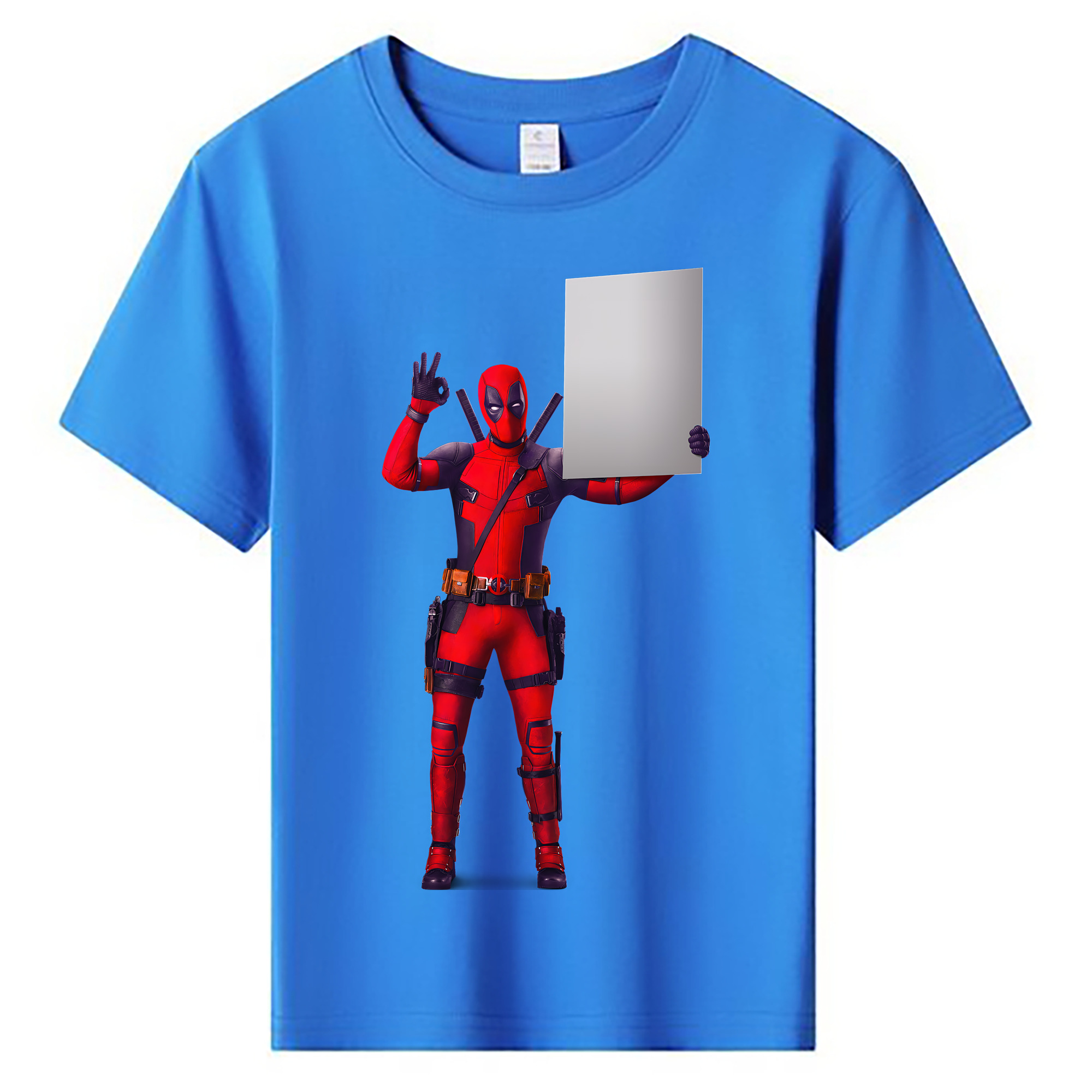 （画像用） Deadpool デッドプール 綿100％キッズTシャツ（フロントプリント）
